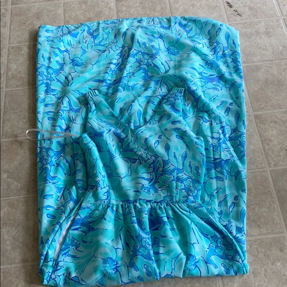 NWT Vineyard Vines Palm Leaf Maxi Dress